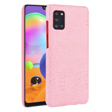 Croco kuoret - Samsung Galaxy A31 - Pinkki