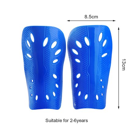 1 par Fotbollsbenskydd Fotbollsskydd i plast Benskydd F