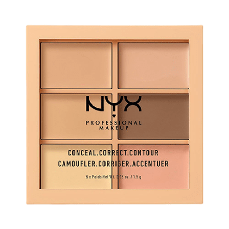 NYX Professional Makeup Conceal, Correct, Contour Palette Concealer Dam Flerfärgad 1,5 G
