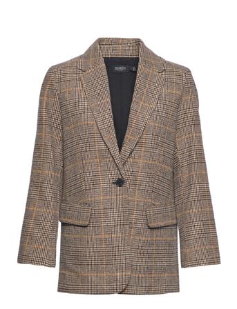 Slyara Blazer Blazers Single Breasted Blazers Ruskea Soaked In Luxury