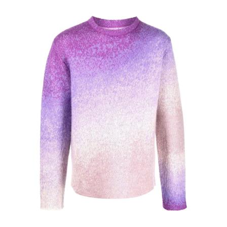 ERL Round-neck Strik Lilla, unisex Strik