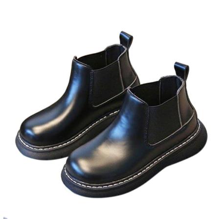 Flickor Pojkar Elastiska Mjuksulor Ankel Boot Pull On Chelsea Boots