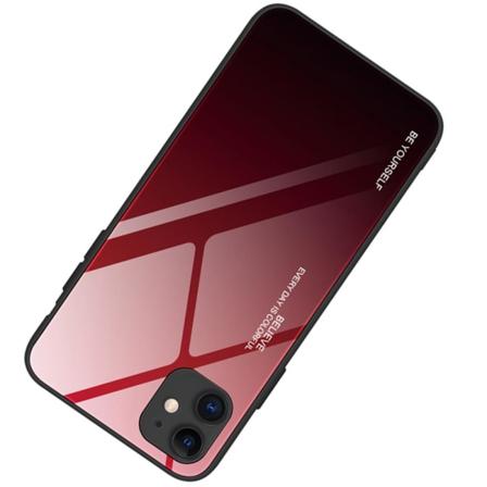 Eksklusivt beskyttelsesdeksel (Nkobee) - iPhone 12 Svart/Röd