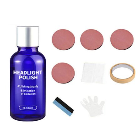 Bilfrontlykt Poleringsvæske 30ml Restaureringsvæske Slitesterkt Reparasjonsbeleggsett