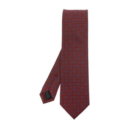 Salvatore Ferragamo, Silk tie Rood, Heren, Maat:ONE Size