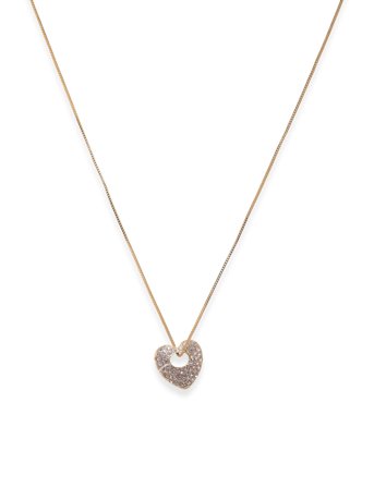 Pilgrim Dune Heart Necklace Gold-Plated - Gold - ONE SIZE