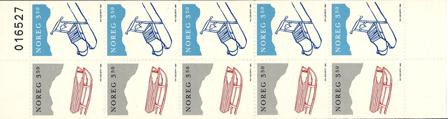 Norge 1994 - AFA 1168Cv-1169Ch - Frimærkehæfte - Postfrisk