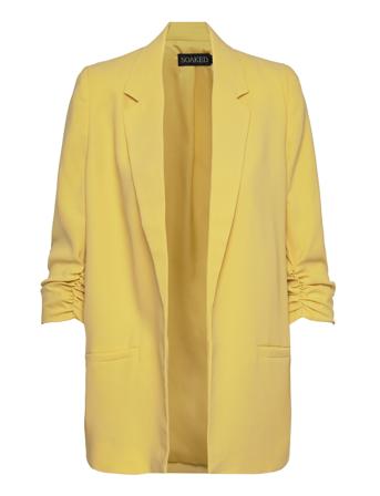 Slshirley Blazer Blazers Single Breasted Blazers Gul Soaked In Luxury*Betinget Tilbud