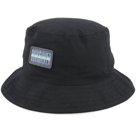 Quiksilver - Svart bucket Hatt - Kids Flipped Out Youth Black/Silver Gray Bucket @ Hatstore