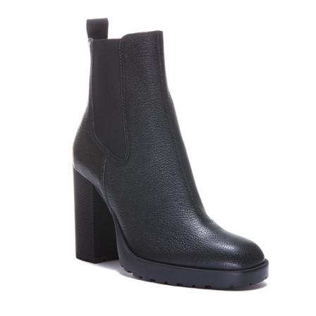 Hogan Heeled Laarzen , Zwart , Dames , Maat: 38 EU Enkellaarsjes
