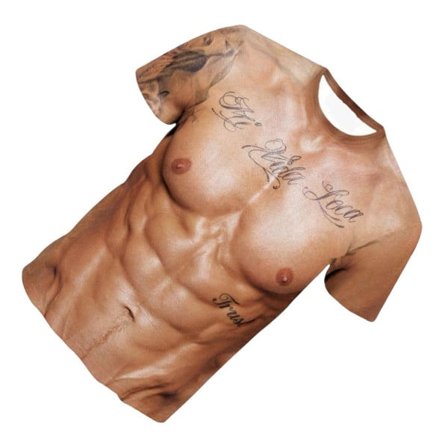 1/2/3 Mode 3D-trykt kortærmet print til mænd L 1Set