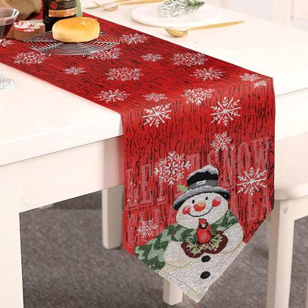 Julbordslöpare, Julsnögubbeduk, Tvättbar