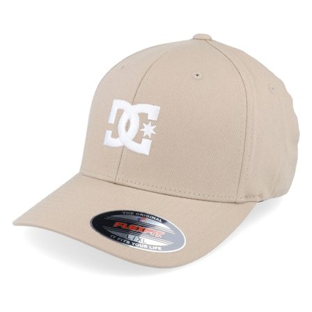 DC - Cap Star 2 Overcast Beige Flexfit Flexfit Beige Cap - @ Hatstore
