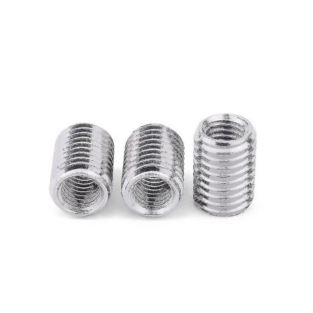 5 stk. Innvendig utvendig gjenget hulrørkobling Transportør Sølvadapter Skrue