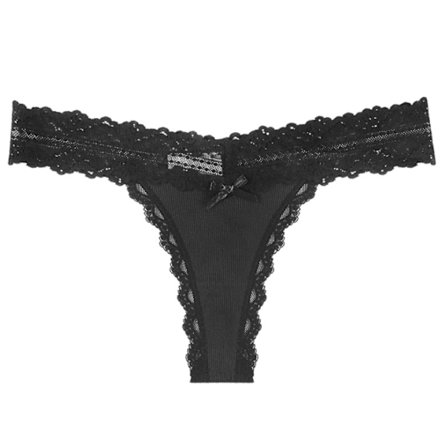 Rosett dam trosor i spets i bomull