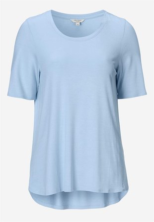 Cellbes of Sweden - Jerseytopp med korte ermer i lys blå for damer i størrelse 54/56