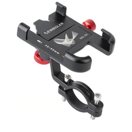 MTB telefon feste stativ sykkel holder 360 grader roterbar aluminium justerbar sykkel telefon holder sklisikre holder