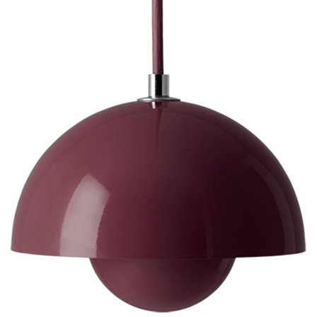 &Tradition Flowerpot VP10 pendel 16 cm, dark plum' - 'Andtradition | Inredning > Lampor > Taklampor > Pendellampor | Bagaren och Kocken