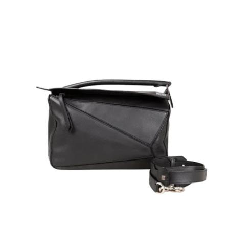 Loewe Pre-owned, Pre-owned Leather handbags Zwart, Dames, Maat:ONE Size,leer