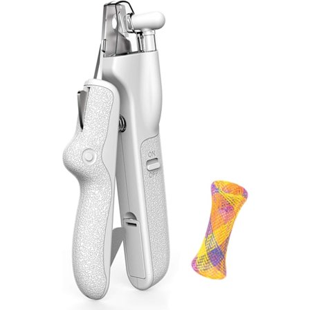 Kløvklipper til kæledyr med LED-lys Sikkerhedsdæksel Kløvboks & Fre,ZQKLA