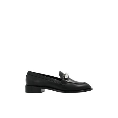 Stuart Weitzman Loafers Sort, Dame, Størrelse: 36 1/2 EU