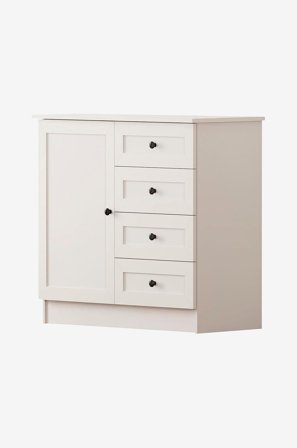 Hanah Home - Kommode Amelia - Hvid - Kommoder - Fra Homeroom