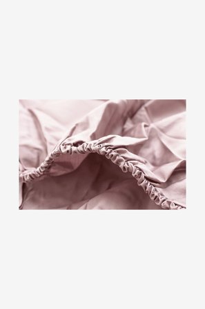 DecoFlux - Dra-på-laken Solid - Rosa - Dra-på-laken - 140X200 - Fra Homeroom