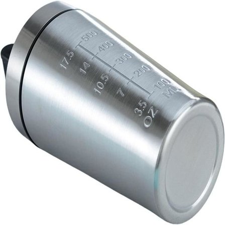 1 pc (Silver) Stainless Steel Shaker Bottle, Water Bottle Protein