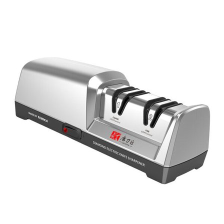 15 graders elektrisk knivsliber til køkkenknive, hurtig slibning og poleringsfunktion, sliber knive på få minutter