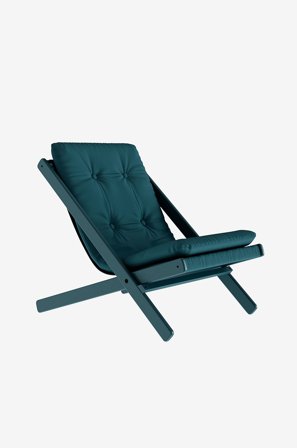 Karup Design - Loungestol Boogie Siesta, lakkert - Blå - Lenestoler, utendørs - Fra Homeroom