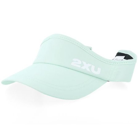 2XU - Grön visor Keps - Run Mint Dust/White Visor @ Hatstore