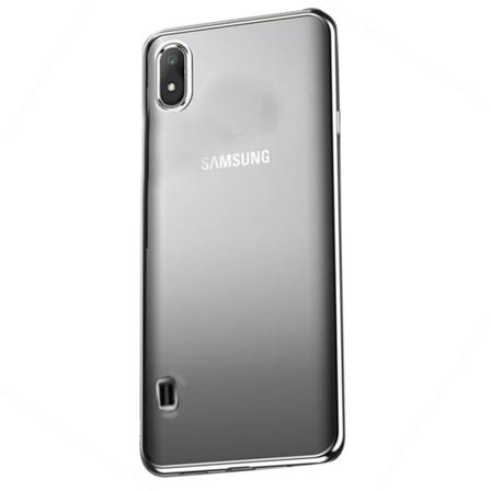 Samsung Galaxy A10 - Suojakuori silikonista FLOVEME Silver
