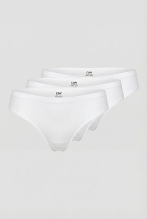 Invisible Thong 3-pack White