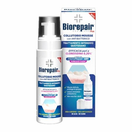Biorepair Plus Collutorio Mousse Antibatterico 200ml