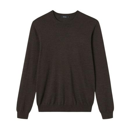Matinique, Round-neck Knitwear Brązowy, Mężczyzna, Rozmiar: M