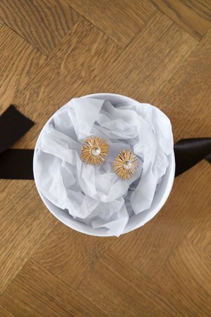 NA-KD Gold Detail Earrings - Nytårsaccessories - Guld - One Size