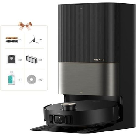 DREAME X50 Ultra Complete Robotdammsugare med dockningsstation - AI Hinderundvikande och 360° Navigering - 20 000 Pa Effekt