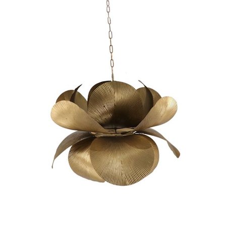 Riippuvalaisin, Metalli, Ruskea Kulta, 56.5x56.5x43cm