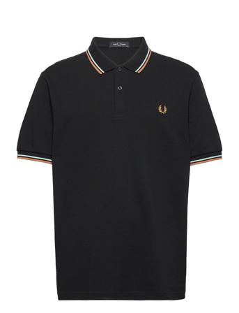 Twin Tipped Fp Shirt Black Fred Perry