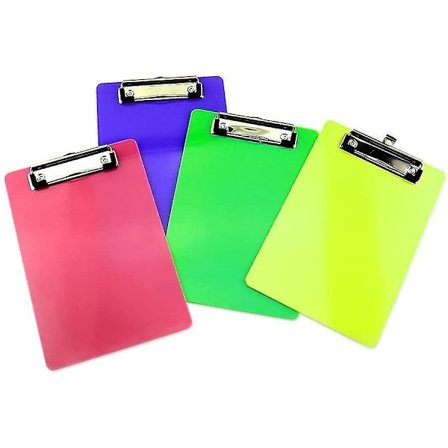 4-pakks papirfilmappe A5 i blandet farger