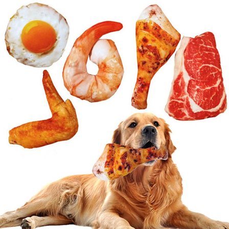 Rolig Simulering Kött Valp Husdjur Spela Spel Tuggleksaker