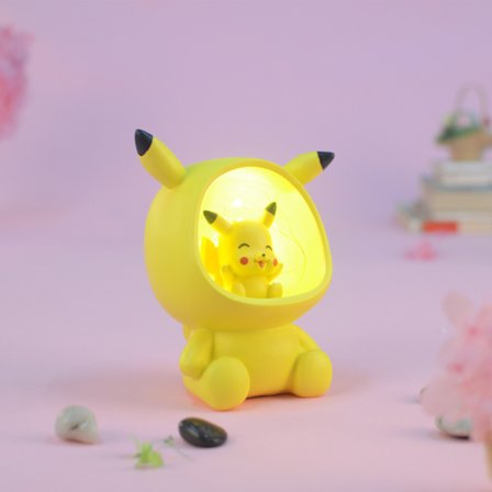 Pikachu natlampe sød lille gave pige hjerte dimissionsgave
