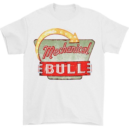 Kings Of Leon Faded Mechanical Bull Sign Art 2014 T-shirt
