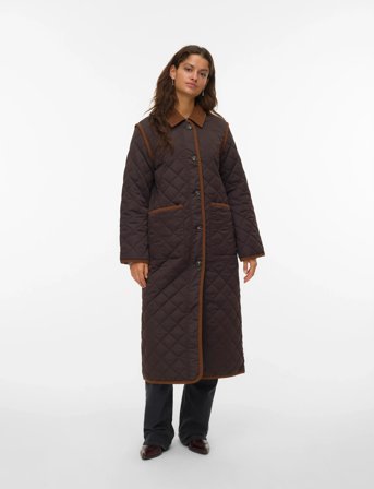 Vero Moda Vmemily Long Coat Boo - Brown - XS