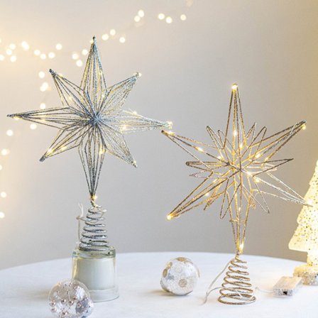 Christmas Star Tree Topper, Treetop Star