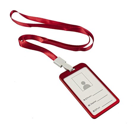 Korttikotelo nauhalla, Punainen