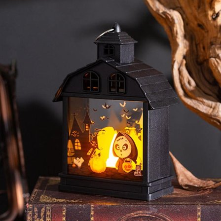 Halloween LED-lys Castle Dekorativ Lampe STIL 7 STIL 7