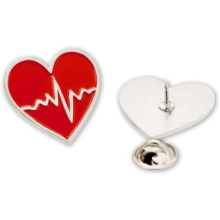 Hjerterytme EKG/EKG sykepleier Lifeline jakkemerke, 1 stk