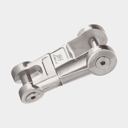 Ankarkoppling med svirvel för 8mm kätting rostfri