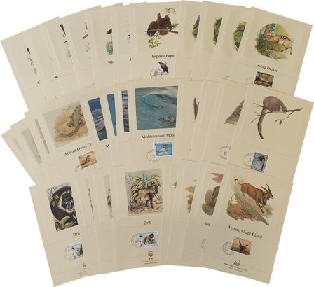 WWF - Pakke med 31 forskellige officielle proof versioner